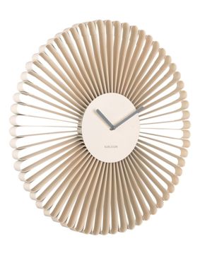 Karlsson väggklocka Cascara off white KA6074WH