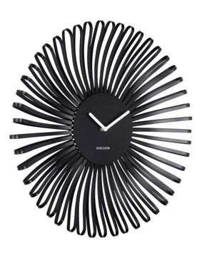 Karlsson väggklocka Polo black KA6075BK