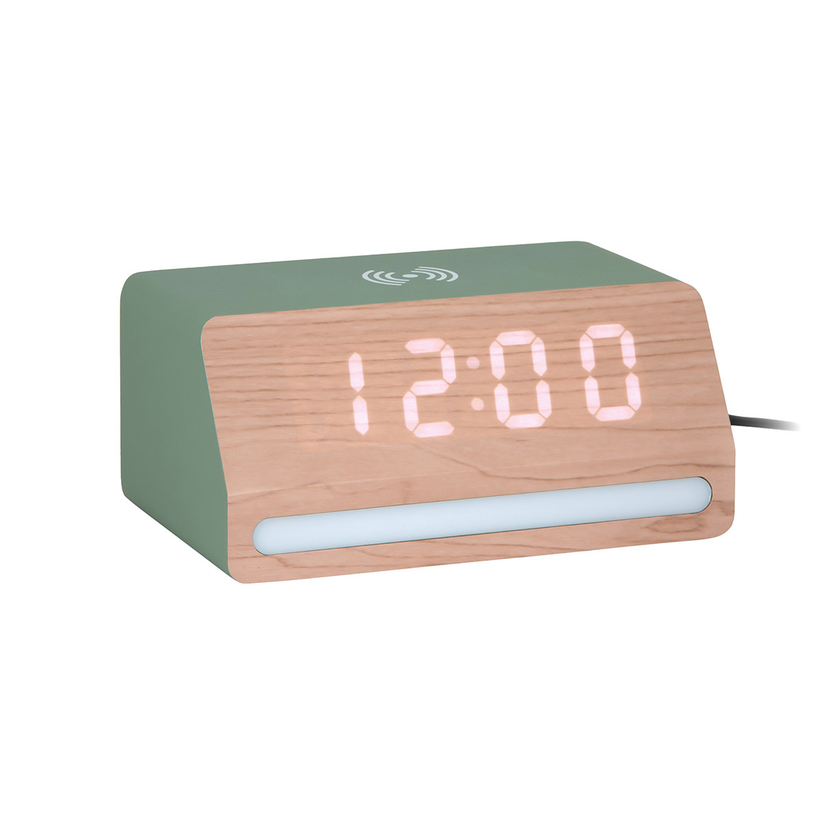 Karlsson väckarklocka Retro with white LED jungle green KA6078GR