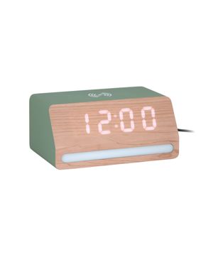 Karlsson väckarklocka Retro with white LED jungle green KA6078GR