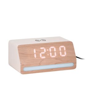 Karlsson väckarklocka Retro with white LED white KA6078WH