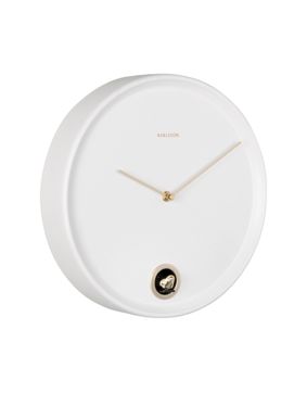 Karlsson väggklocka Esencia Cuckoo white KA6123WH