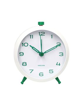 Karlsson väckarklocka Button Retro retro green KA6143GR