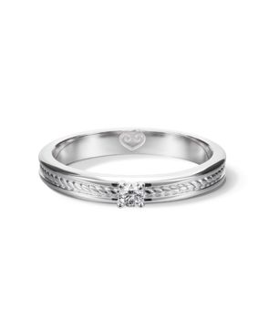 Kalevala Heritage 0.06 ct labbodlad diamantring vitguld 541000115L