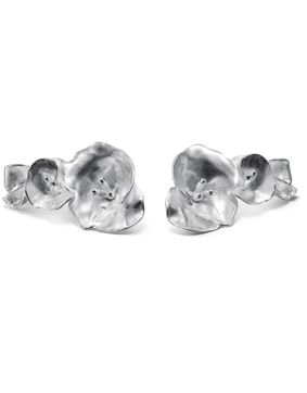 Kalevala Summer Night Rose örhängen stora silver 261000702T