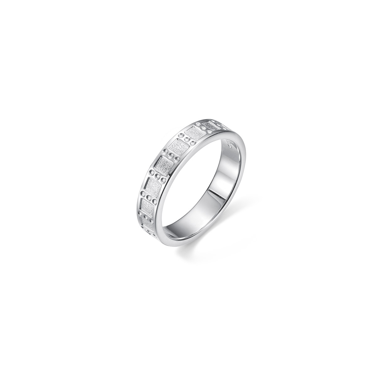 Kalevala Legend ring 4.3mm white gold 541000401
