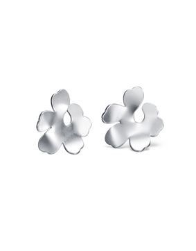 Kalevala x Marimekko Unikko-örhängen mini silver 261001203T