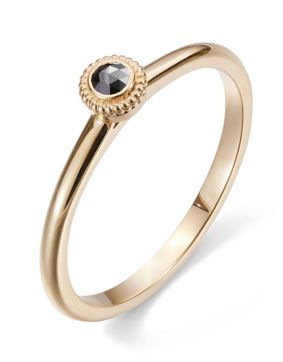 Kalevala Beloved 0.06 ct svart diamantring guld 141000001B