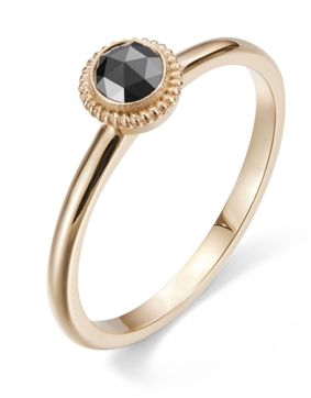Kalevala Beloved 0.20 ct svart diamantring guld 141000002B