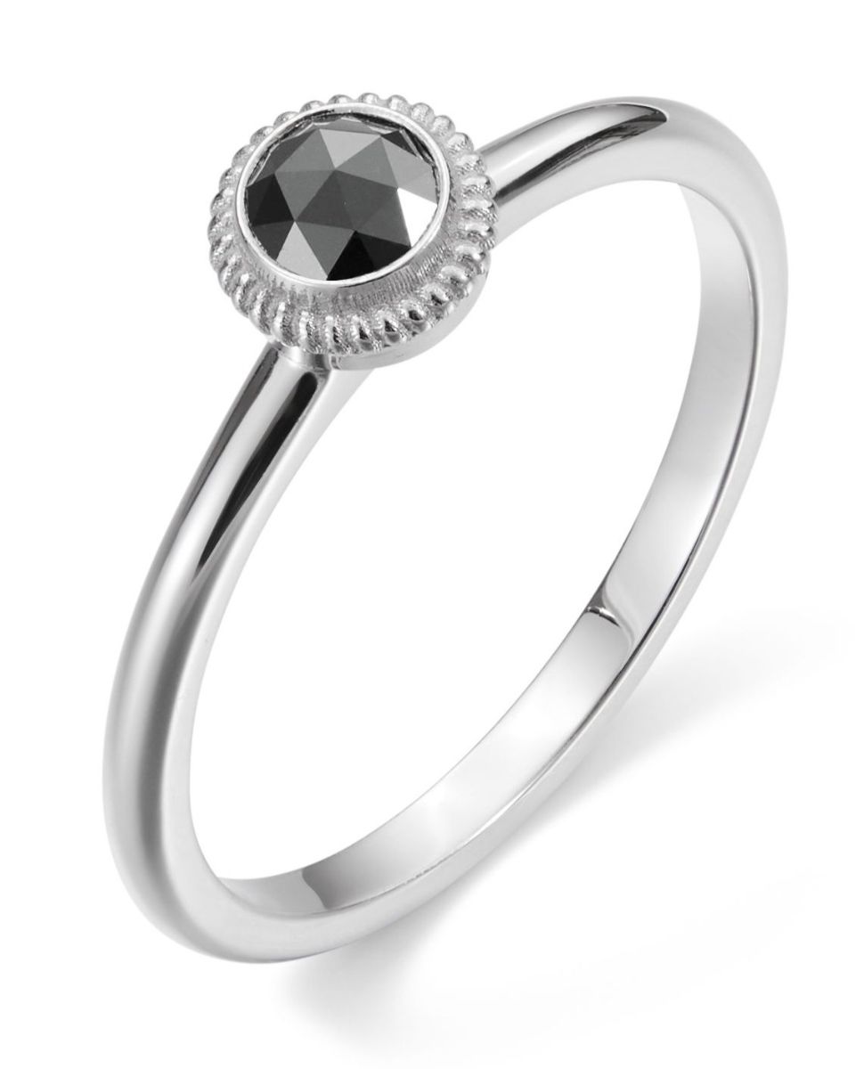 Kalevala Beloved 0.20 ct svart diamantring vitguld 541000002B