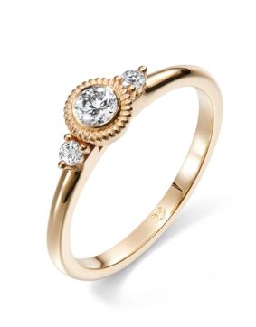 Kalevala Beloved trestens 0.23 ct labbodlad diamantring guld 141000003L