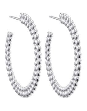 Kalevala Circle of Light stora hoopörhängen silver 2669484T