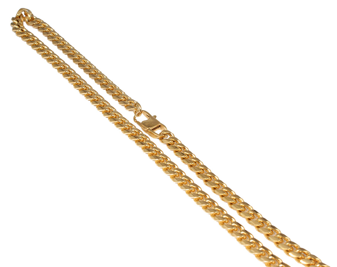 Bosie 6 mm pansarkedja guldfärgat C-SBN-6G