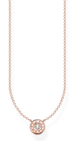 Thomas Sabo Sparkling circles rose halsband KE1881-416-14-L45v