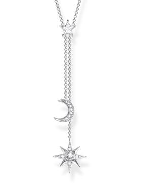 Thomas Sabo Star & moon silver halsband KE1900-051-14-L45V