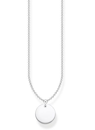 Thomas Sabo wih disc silver halsband KE1958-001-21-L45V