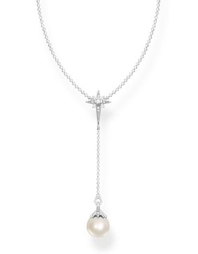Thomas Sabo pearl star silver halsband KE1986-167-14-L45V