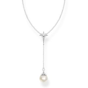 Thomas Sabo pearl star silver halsband KE1986-167-14-L45V main product photo