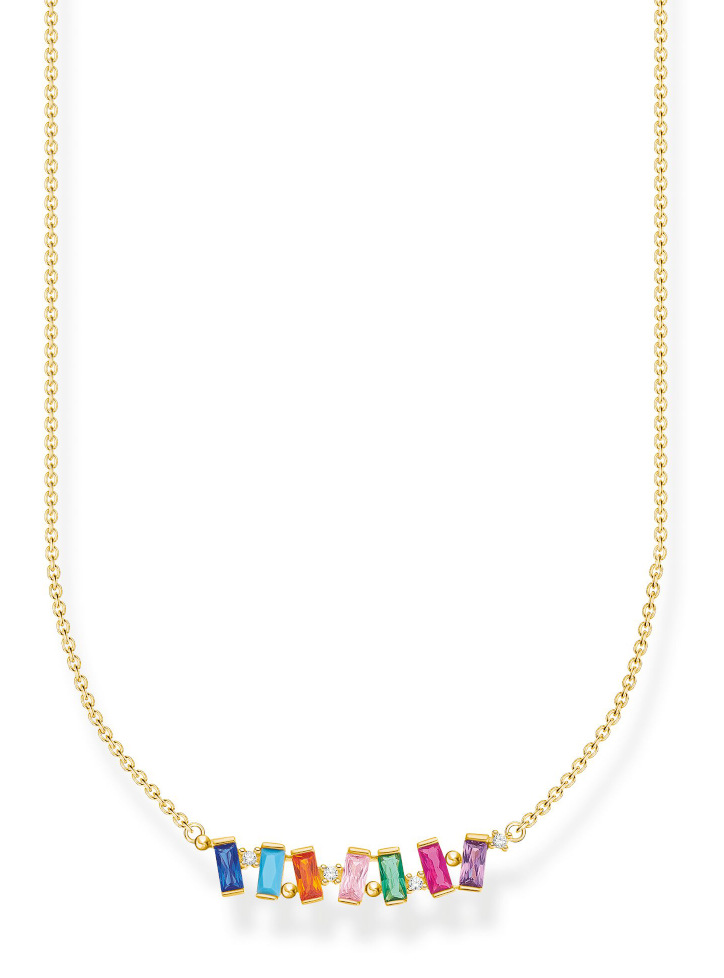Thomas Sabo halsband colourful stones, gold KE2095-488-7-L45V