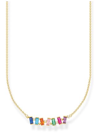 Thomas Sabo halsband colourful stones, gold KE2095-488-7-L45V