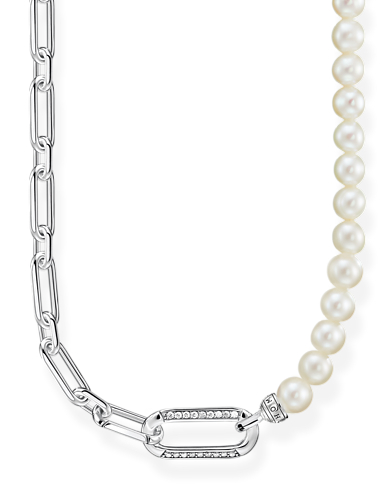 Thomas Sabo halsband links and pearls silver KE2109-167-14-L45V