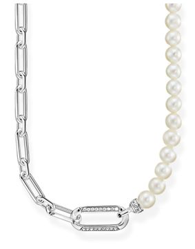Thomas Sabo halsband links and pearls silver KE2109-167-14-L45V