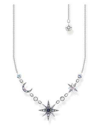 Thomas Sabo halsband Royalty star & Moon silver KE2119-945-7-L45V