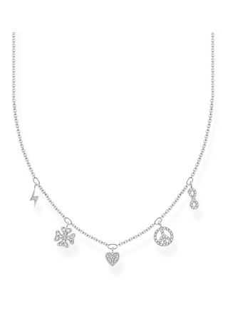 Thomas Sabo Charming Symbols Silver halsband KE2123-051-14-L42V