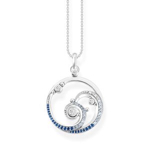 Thomas Sabo wave with blue stones halsband KE2143-644-1-L45V main product photo