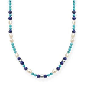 Thomas Sabo with blue stones and pearls halsband KE2162-775-7-L45V main product photo