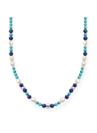Thomas Sabo with blue stones and pearls halsband KE2162-775-7-L45V