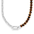 Thomas Sabo Rebel at Heart Tigers eye halsband KE2179-826-2-L55v