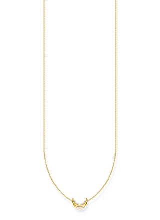 Thomas Sabo True Romance gold-plated pendant Moon Romance halsband KE2299-414-14-L45V