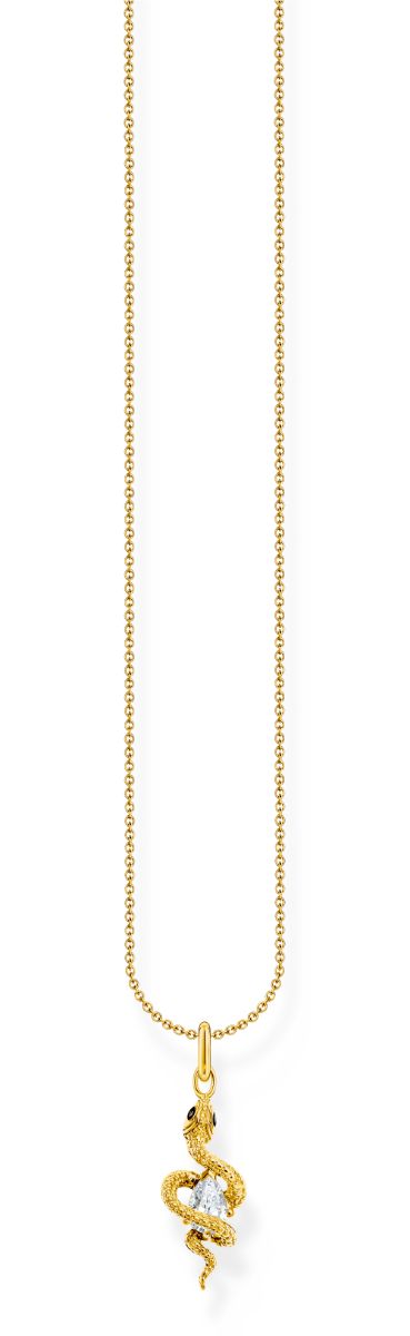 Thomas Sabo True Romance gold-plated with snake pendant Tempting Romance ormhalsband KE2300-565-14-L45V