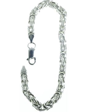 Armband kungslänk 925 Sterling Silver 4mm R168/19