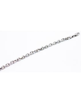 Ankarkedja är i rhodinerad sterling silver 4 mm 50 cm KFD120/50