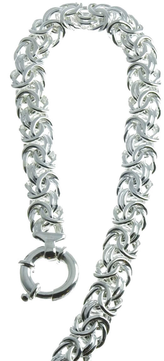 Halsband kungslänk 925 Sterling Silver 11mm KING11/45