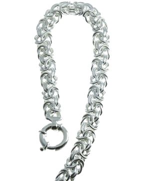 Halsband kungslänk 925 Sterling Silver 11mm KING11/45
