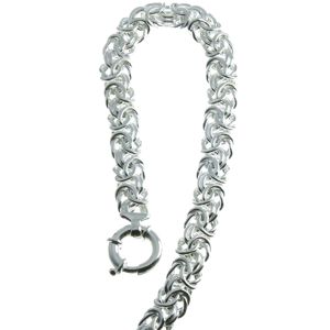 Halsband kungslänk 925 Sterling Silver 11mm KING11/45 main product photo