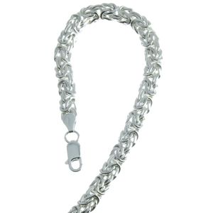 Armband kungslänk 925 Sterling Silver 7.3mm KING7.3/19 main product photo