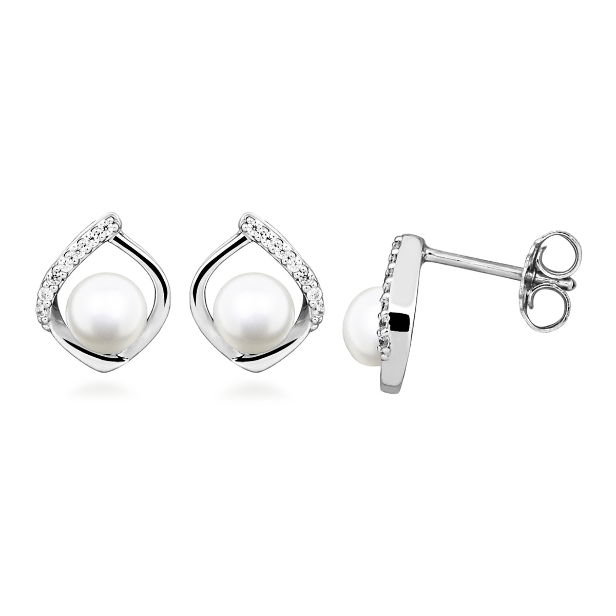 Lykka Pearls pärla silverörhängen droppe