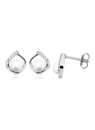 Lykken Pearls pärla silverörhängen droppe