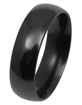 Kohinoor Duetto Black Edition svart förlovningsring blank 006-090