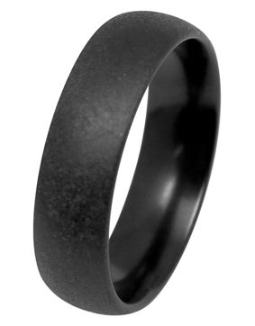 Kohinoor Duetto Black Edition svart förlovningsring matt 006-091