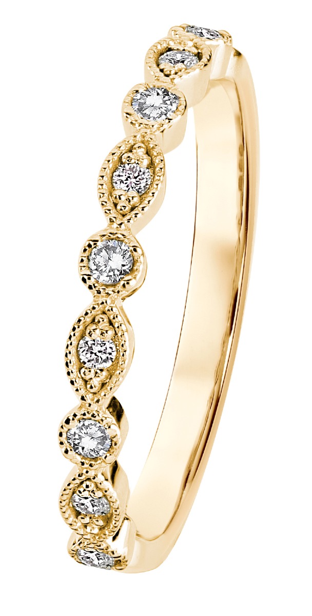 Kohinoor Clara diamantring i guld 033-269-10-160