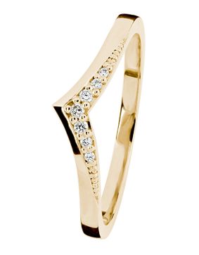 Kohinoor Tia diamantring i guld 033-452-05