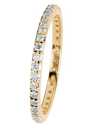 Kohinoor Rosa alliansring i guld med diamanter 933-260-37B4