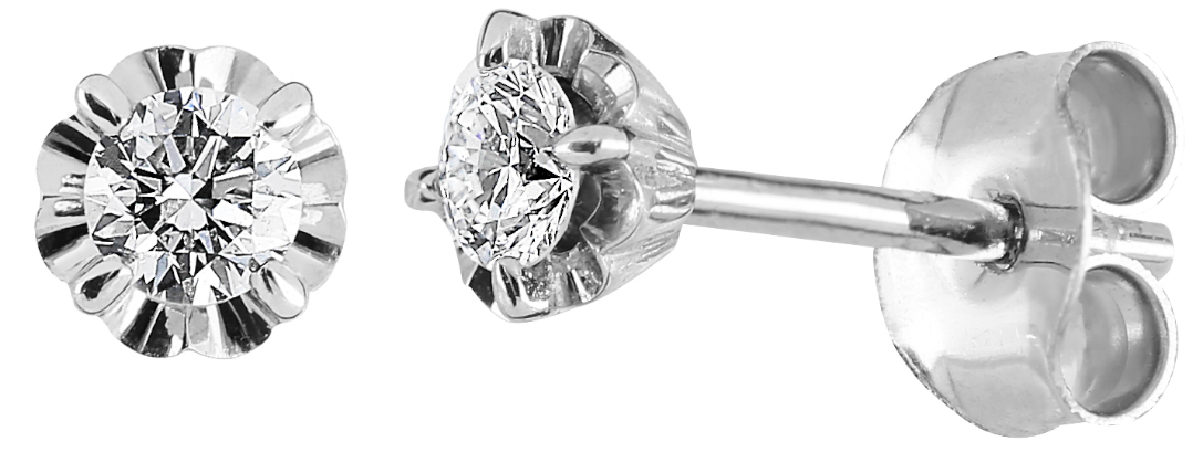 Kohinoor Vega vitguld diamantörhängen 143-445V-16