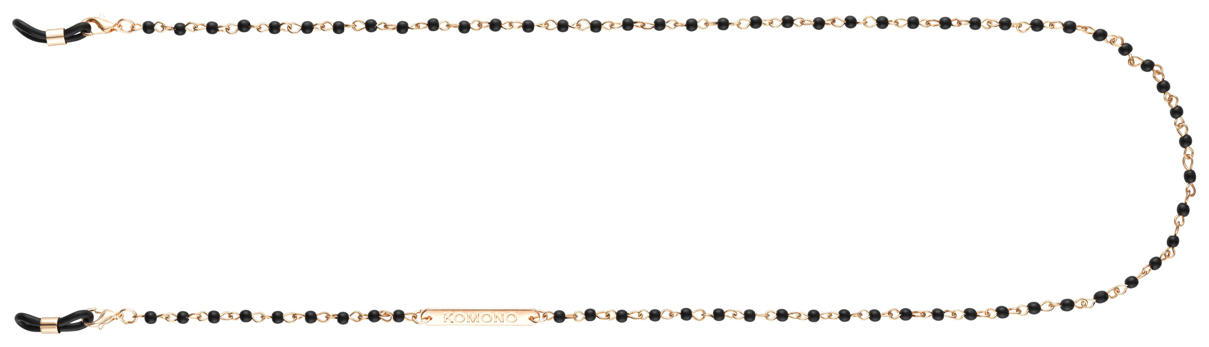 KOMONO Vega Black kedja för solglasögon