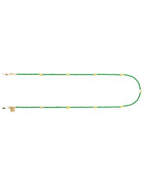 KOMONO Daisy White kedja för solglasögon